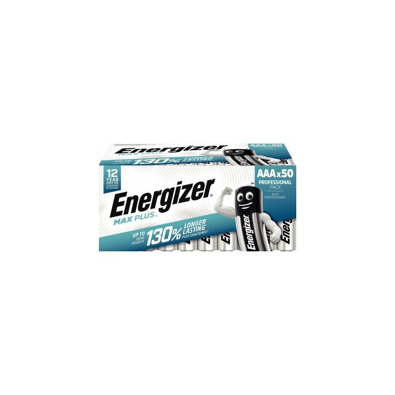 Achetez Blister 50 piles 1,5V Max Plus AAA 7638900444940 ENERGIZER pas cher sur Ma Rentrée Scolaire Achetez Blister 50 piles 1,5V Max Plus AAA 7638900444940 ENERGIZER pas cher sur Ma Rentrée Scolaire