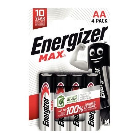 Achetez Blister de 4 piles 1.5V Max AA 7638900437645 ENERGIZER pas cher sur Ma Rentrée Scolaire