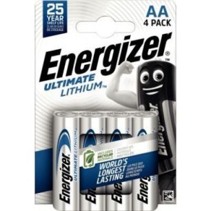 Blister 4 piles 1,5V Ultimate Lithium AA 7638900262643 ENERGIZER