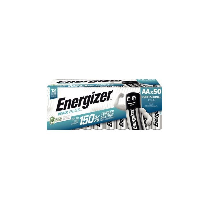 Blister 50 piles 1,5V Max Plus AA 7638900444933 ENERGIZER