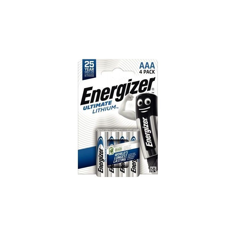 Achetez Blister 4 piles 1,5V Ultimate Lithium AAA 7638900273267 ENERGIZER pas cher sur Ma Rentrée S.. Achetez Blister 4 piles 1,5V Ultimate Lithium AAA 7638900273267 ENERGIZER pas cher sur Ma Rentrée S..