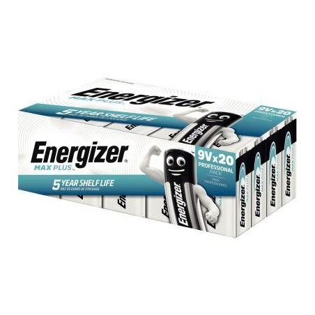 Achetez Paquet 20 piles 9V Max Plus 7638900423204 ENERGIZER pas cher sur Ma Rentrée Scolaire