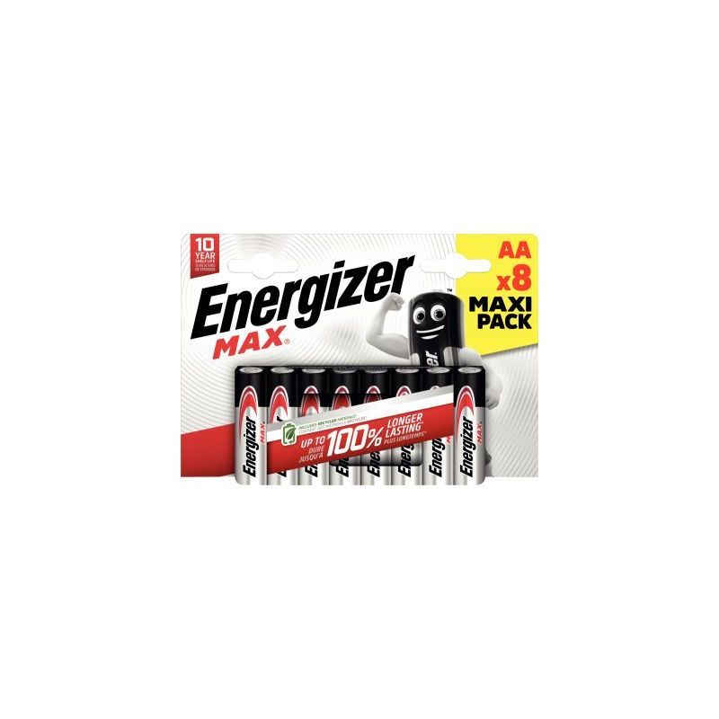 Achetez Blister de 8 piles 1.5V Max AA 7638900437720 ENERGIZER pas cher sur Ma Rentrée Scolaire Achetez Blister de 8 piles 1.5V Max AA 7638900437720 ENERGIZER pas cher sur Ma Rentrée Scolaire