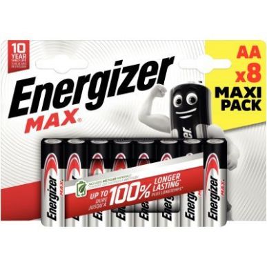 Achetez Blister de 8 piles 1.5V Max AA 7638900437720 ENERGIZER pas cher sur Ma Rentrée Scolaire