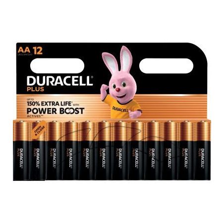 Achetez Blister 12 piles 1.5V PLUS POWERBOOST AA / LR06 / MN1500 5000394176324 DURACELL pas cher sur..