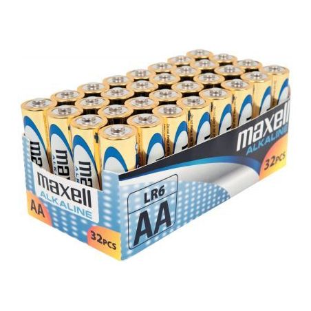Achetez Paquet de 32 piles Alcaline Maxel LR06 AA 790261.04.CN pas cher sur Ma Rentrée Scolaire