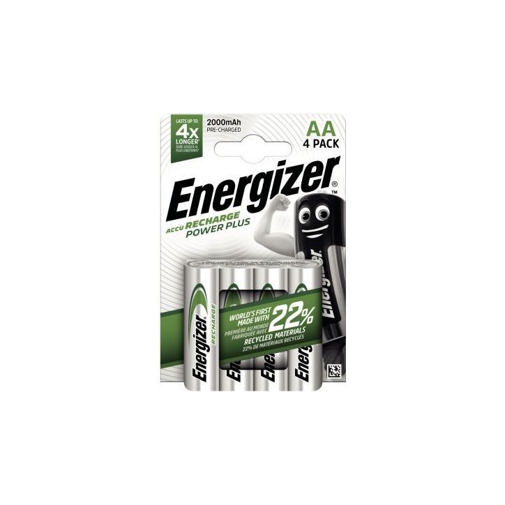 Blister 4 accu recharge ENERGIZER AA 2000 CHP4 E300626704 ENERGIZER