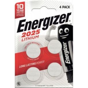 Achetez Blister de 4 piles lithium 3V CR2025 7638900415360 ENERGIZER pas cher sur Ma Rentrée Scolai..