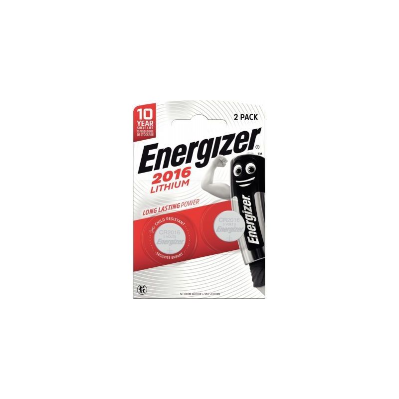 Achetez Blister de 2 pile Lithium 3V CR2016 7638900248340 ENERGIZER pas cher sur Ma Rentrée Scolair.. Achetez Blister de 2 pile Lithium 3V CR2016 7638900248340 ENERGIZER pas cher sur Ma Rentrée Scolair..
