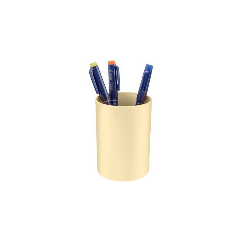Achetez Pot à crayons First Jaune pâle 1005002451 CEP pas cher sur Ma Rentrée Scolaire