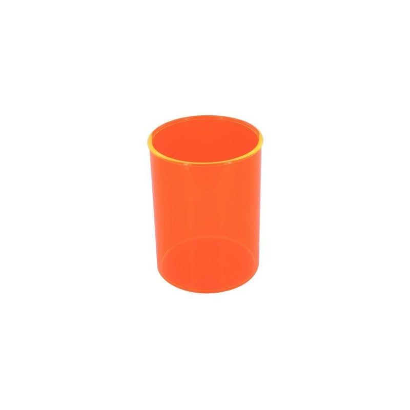 Achetez Pot à crayons FLUOR orange transparent 205-18 pas cher sur Ma Rentrée Scolaire
