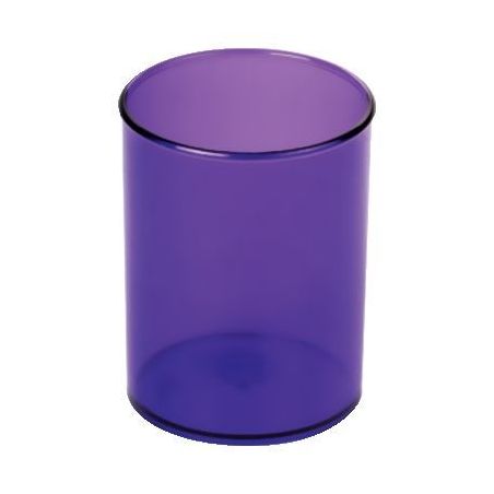 Achetez Pot à crayons rond D7cm Lilas transparent 205-58 pas cher sur Ma Rentrée Scolaire