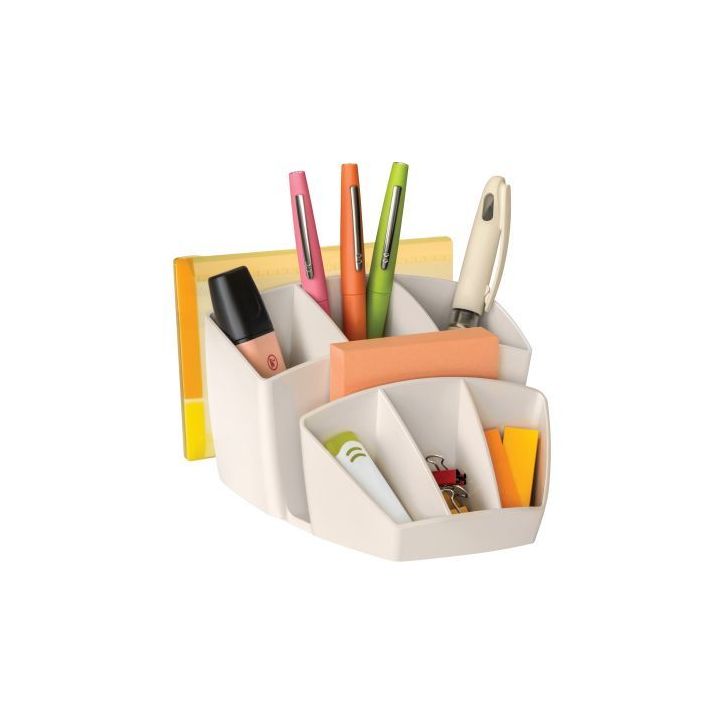 Multipot à crayons 8 compartiments beige 1005800081 TERRA NOVA CEP