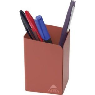 Pot crayons métal terracotta ODCUP T ALBA