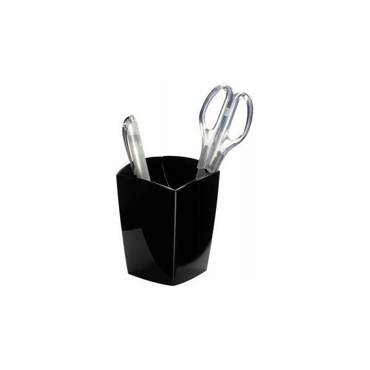 Pot à crayon 2 compartiments CEP PRO noir 530 R Noir CEP PRO CEP