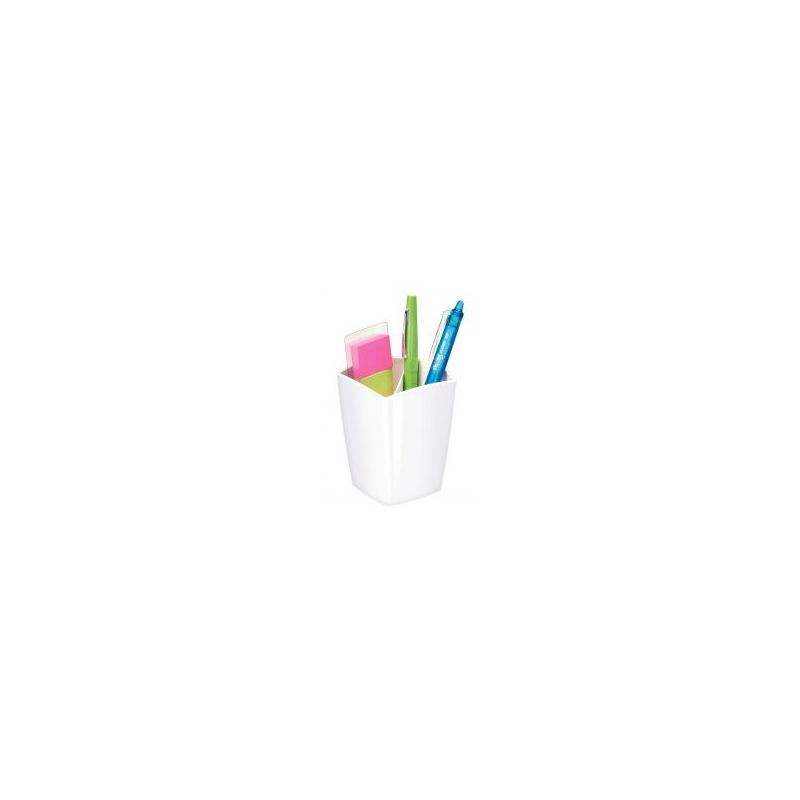 Achetez Pot à  crayons 2 cases Cep pro gloss blanc arctique 1005300021 CEP pas cher sur Ma Rentré..