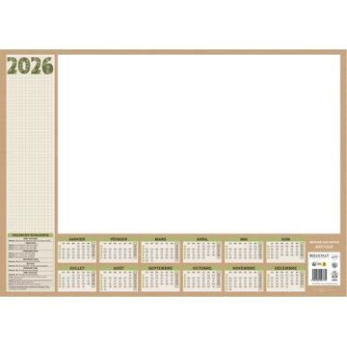 Achetez Sous-main 38,5x54cm nature 25 feuilles PAPSMNATURA BOUCHUT GRANDREMY pas cher sur Ma Rentré..