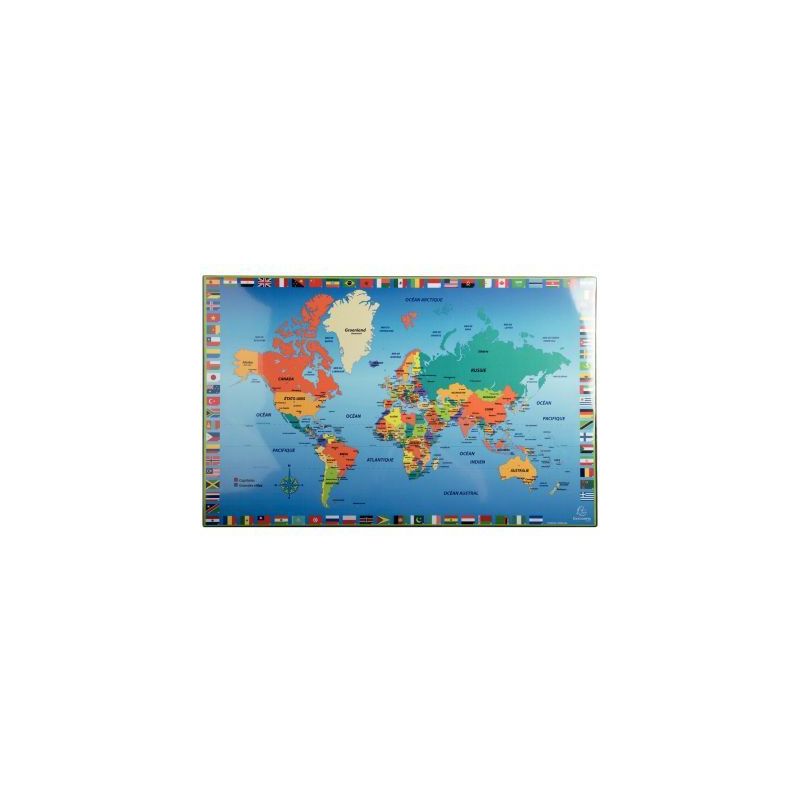 Achetez Sous-mains 57,5x37,5cm monde 29790E EXACOMPTA pas cher sur Ma Rentrée Scolaire Achetez Sous-mains 57,5x37,5cm monde 29790E EXACOMPTA pas cher sur Ma Rentrée Scolaire