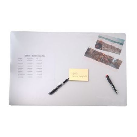 Achetez Sous main en PVC incolore mat, format 50x63 cm 50180-004 LANDS pas cher sur Ma Rentrée Scol..