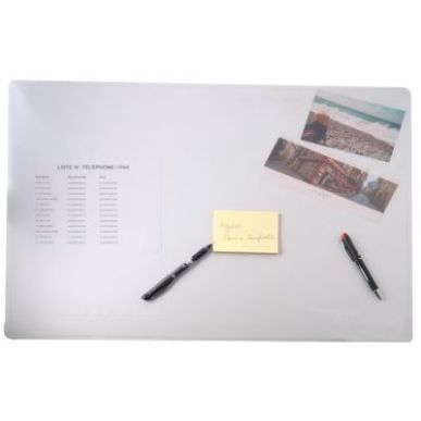 Achetez Sous main en PVC incolore mat, format 50x63 cm 50180-004 LANDS pas cher sur Ma Rentrée Scol..