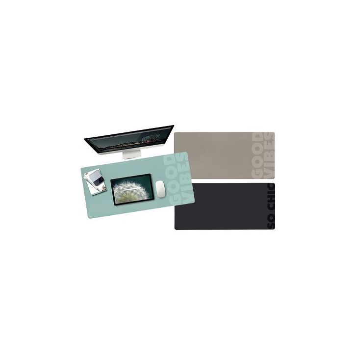 Sous-main 75x35 cm Good Vibes vert d'eau 1090010991 CEP