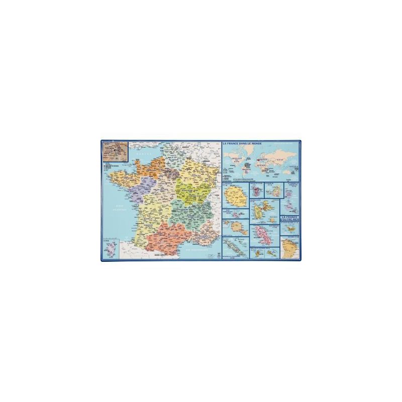 Achetez Sous-mains carte France et Dom-Tom 136709-06 VIQUEL pas cher sur Ma Rentrée Scolaire Achetez Sous-mains carte France et Dom-Tom 136709-06 VIQUEL pas cher sur Ma Rentrée Scolaire