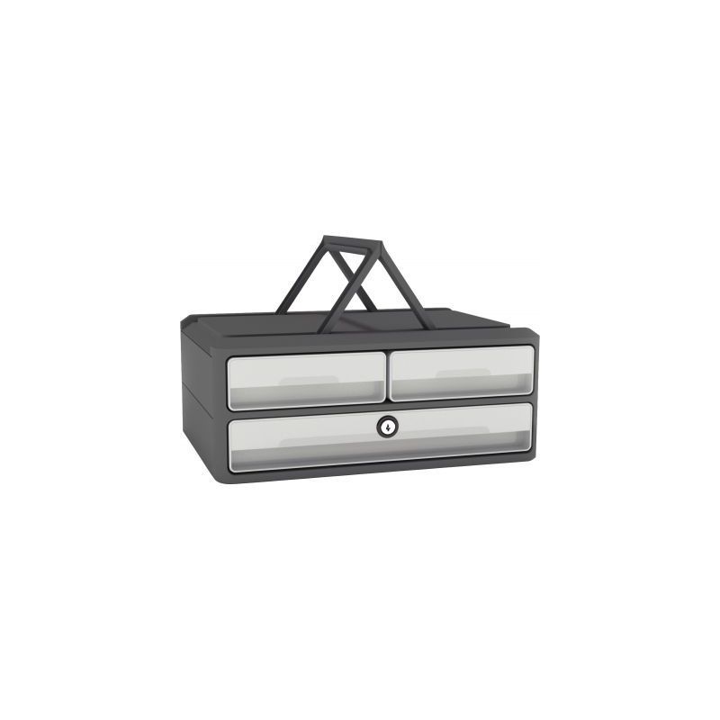 Achetez Module 3 tiroirs Moovup secure gris foncé / gris clair + 2 clés 1091216361 CEP pas cher su.. Achetez Module 3 tiroirs Moovup secure gris foncé / gris clair + 2 clés 1091216361 CEP pas cher su..