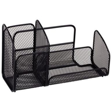 Achetez Organiseur 3 compartiments Mesh métal noir MESHTRI n MESH ALBA pas cher sur Ma Rentrée Sco..