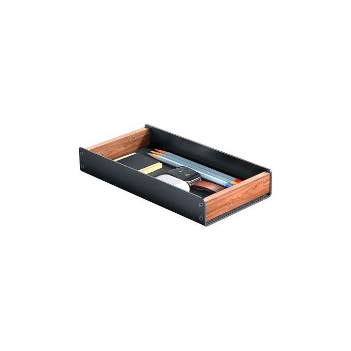 Vide poche aluminium et bois ODTRAY W ALBA