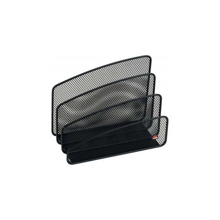 Trieur vertical 3 compartiments métal Mesh Noir MESHLETTER N MESH ALBA