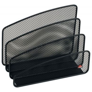 Achetez Trieur vertical 3 compartiments métal Mesh Noir MESHLETTER N MESH ALBA pas cher sur Ma Rent..