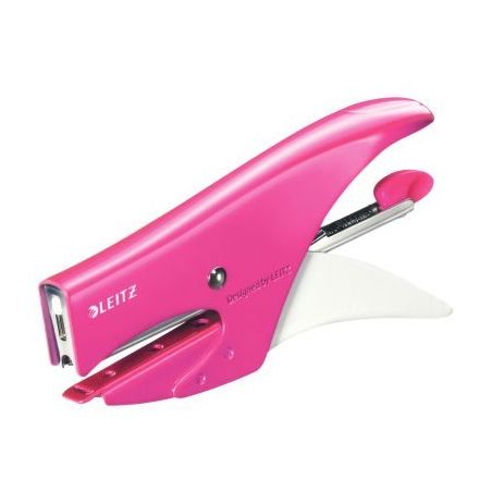 Achetez Agrafeuse pince Wow 5531 15 feuilles rose 55311123 WOW LEITZ pas cher sur Ma Rentrée Scolai..