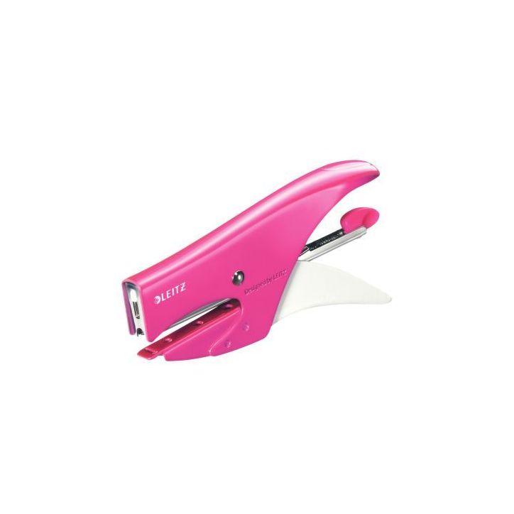 Agrafeuse pince Wow 5531 15 feuilles rose 55311123 WOW LEITZ