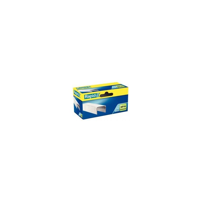 Achetez Boîte de 2x 5 000 agrafes Rapid SP19 5001123 RAPID ESSELTE pas cher sur Ma Rentrée Scolair.. Achetez Boîte de 2x 5 000 agrafes Rapid SP19 5001123 RAPID ESSELTE pas cher sur Ma Rentrée Scolair..