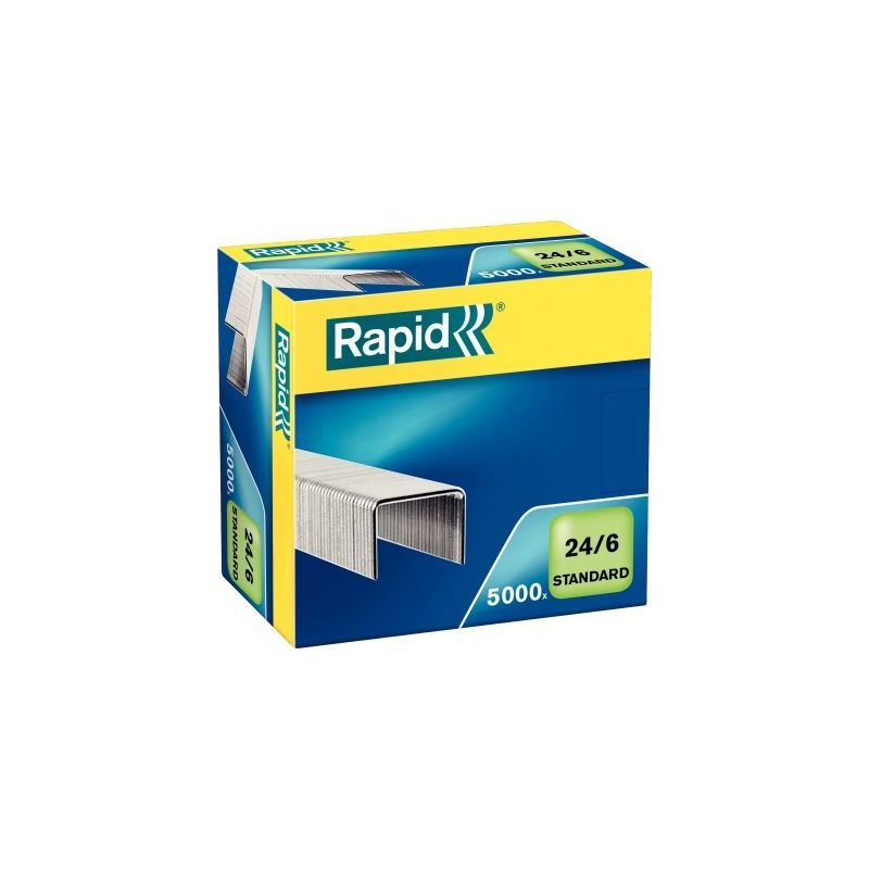 Achetez RAPID Agrafes N°24/6 galvanisées en Boîte de 5000 pas cher sur Ma Rentrée Scolaire