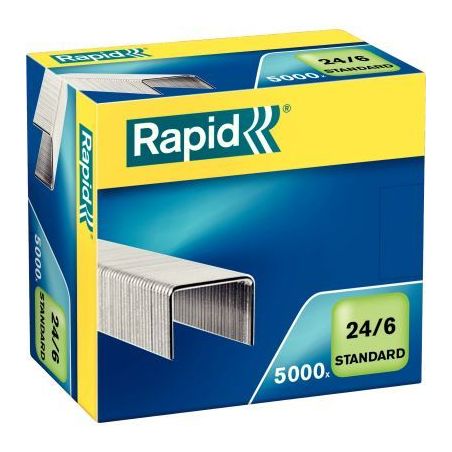 Achetez RAPID Agrafes N°24/6 galvanisées en Boîte de 5000 pas cher sur Ma Rentrée Scolaire