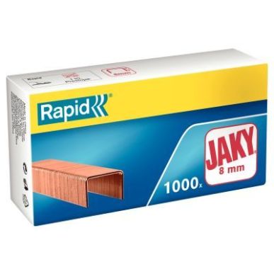 Achetez Boîte de 1 000 agrafes Rapid Jaky 8 cuivrée 11720101 RAPID pas cher sur Ma Rentrée Scolai..