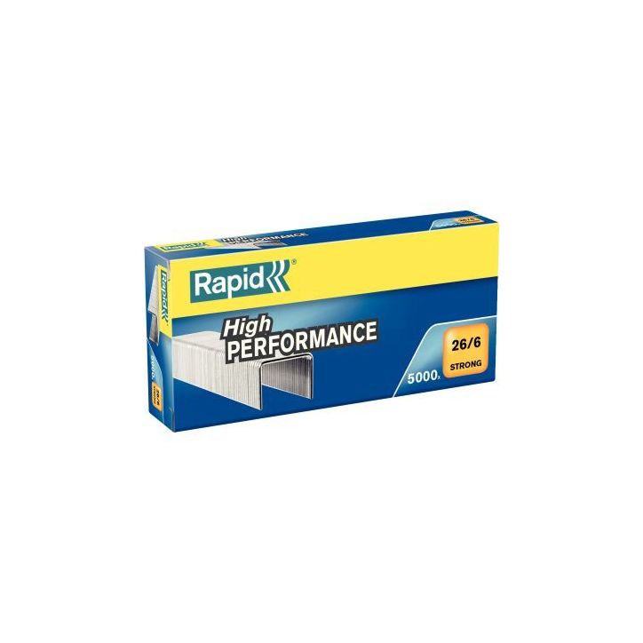Boîte de 5 000 agrafes Rapid 26/6 Strong 24862000 RAPID