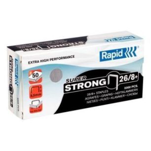 Achetez Boite de 5 000 agrafes Rapid 26/8 Super Strong 24862200 RAPID pas cher sur Ma Rentrée Scola..