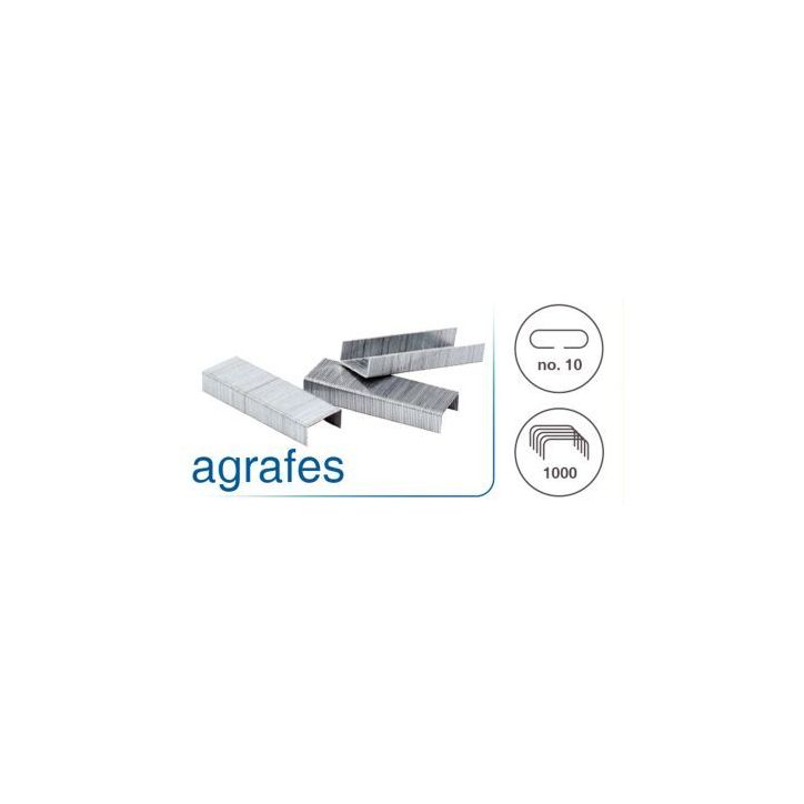 Agrafes n°10 en Boîte de 1000