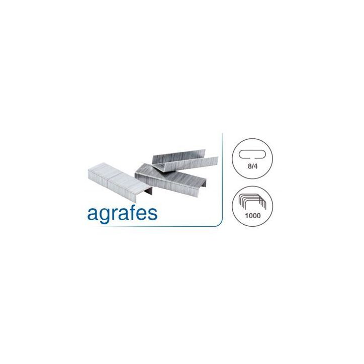 Agrafes 8/4 en Boîte de 1000