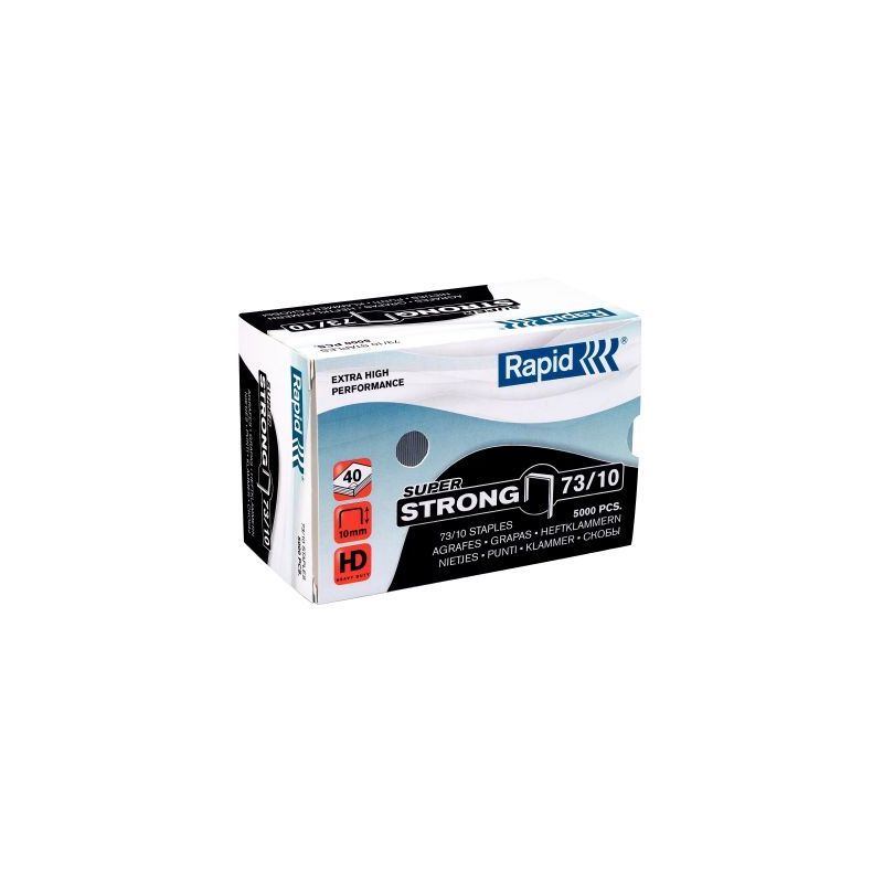 Achetez Boîte de 5 000 agrafes Rapid 73/10 Super Strong 24890400 RAPID pas cher sur Ma Rentrée Sco.. Achetez Boîte de 5 000 agrafes Rapid 73/10 Super Strong 24890400 RAPID pas cher sur Ma Rentrée Sco..