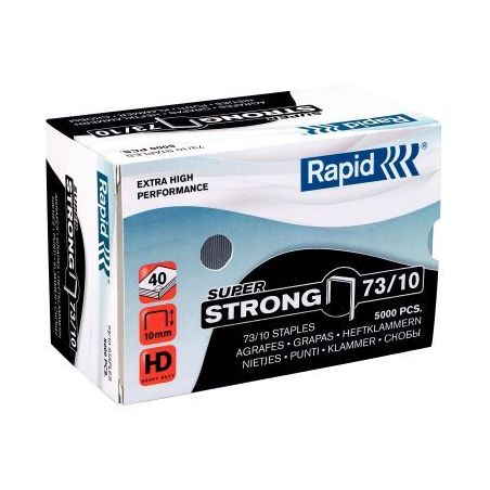 Achetez Boîte de 5 000 agrafes Rapid 73/10 Super Strong 24890400 RAPID pas cher sur Ma Rentrée Sco..