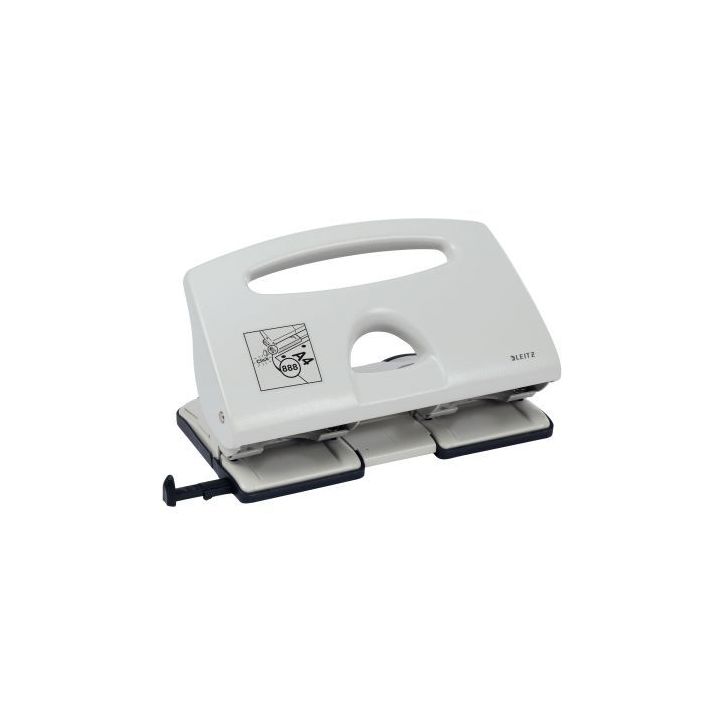 Perforateur 4 trous Leitz 40 feuilles gris 51320385 LEITZ