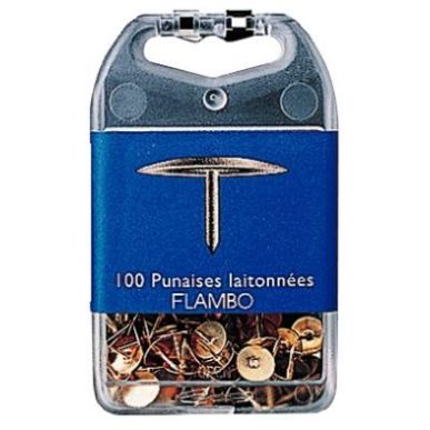 Achetez Boite de 100 punaises dimaètre 9mm doré CAPSA 14741E EXACOMPTA pas cher sur Ma Rentrée Sc..