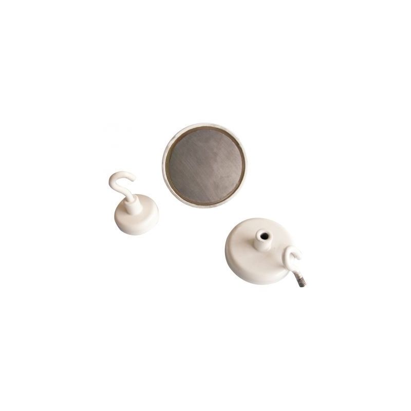 Achetez Blister 2 crochets de suspension magnétique diamètre 45mm blanc FAI700872 pas cher sur Ma ..