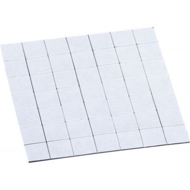 Achetez PAVO Sachet de 49 Carrés magnétiques adhésifs de1,5 cm, force 80g/cm2 pas cher sur Ma Ren..