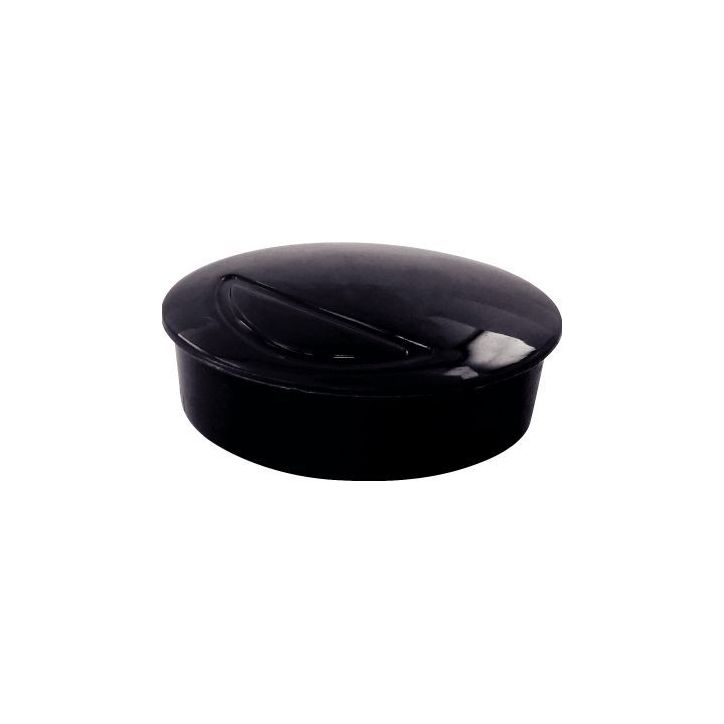 Blister 4 aimants 30 mm ronds noir