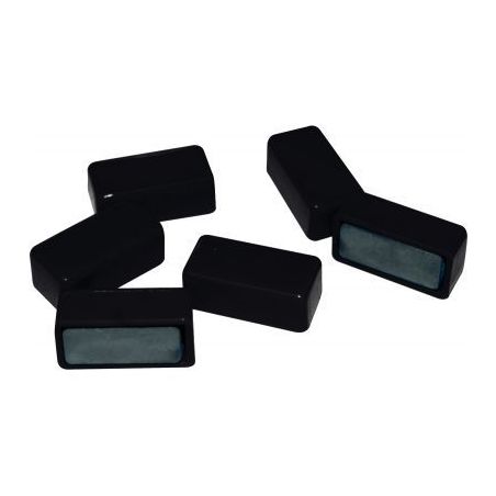 Achetez Blister de 6 punaises magnétiques rectangulaires 12x25 mm noir FAI500102 SAFETOOL pas cher ..