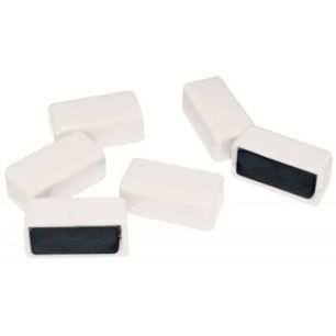 Achetez Blister de 6 punaises magnétiques rectangulaires. 12x25 mm. Blanc FAI500302 SAFETOOL pas c..